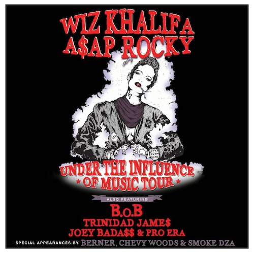 Under The Influence Of Music Tour: Wiz Khalifa & ASAP Rocky